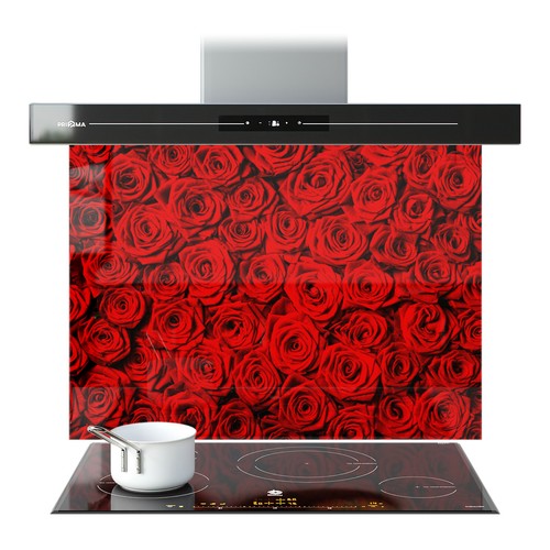 Glass kitchen splashback - kitchen,