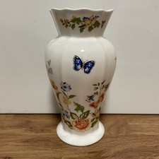 Vintage Aynsley  "Cottage Garden" Vase  16cm - Fine Bone China - Ex Condition