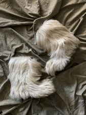 Ortles Fur Yeti Goat Ski Winter Boots Women Size 37 23 Cm Vintage Made In Italy