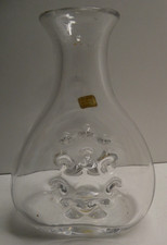 WHITEFRIARS 9867 CRYSTAL VINTAGE GLASS CARAFE BOTTLE DECANTER MID CENTURY VASE