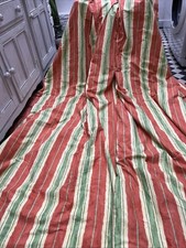 Jane Churchill Curtains 'Opio Stripe' Vintage 1994, Interlined 51" W x 93" L