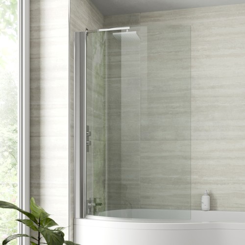 Curved bath shower - shower, p