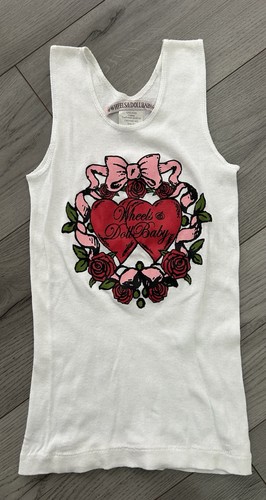 Vintage wheels dollbaby vest - &,