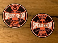 2x Evil Vintage Stickers USA