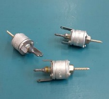 3 x Beehive Trimmer/Variable Capacitors 5-30pf