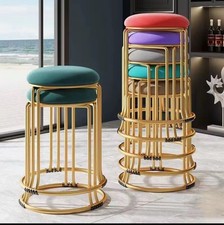 Velvet  Stool Dining Chair
