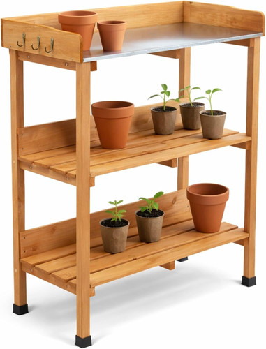 Oypla wooden potting - oypla, table