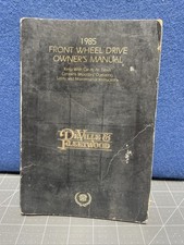 1985 Front Wheel Drive Owners