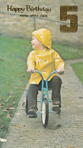 5th happy birthday vintage - birthday,