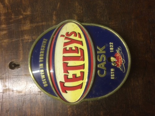 Tetley cask metal - tetley's,