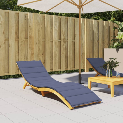 Sun lounger cushion navy blue - lounger,