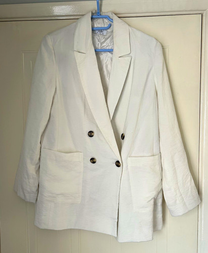Wallis white double breasted - wallis,