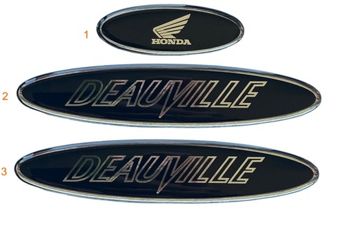 Logo kufry honda deauville - 3d,