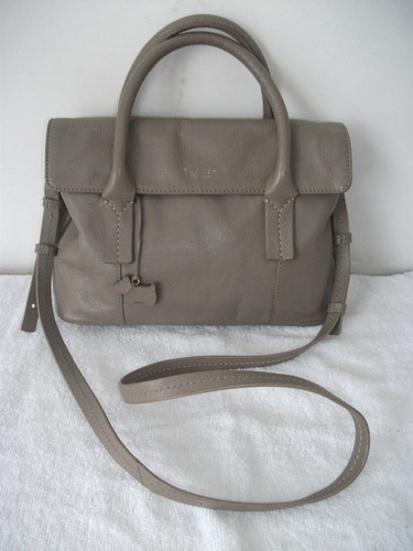 Radley taupe leather crossbody - radley,