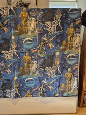 Original Vintage STAR WARS Curtains (1978). Very Good Condition