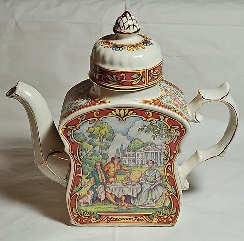 Sadler bone china tea caddy