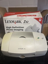 Lexmark Z42 Color Printer Black and Colour Discoloured but works great