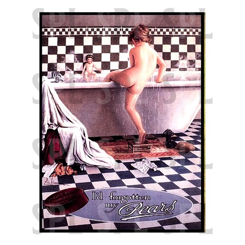 Pears soap retro metal - soap,