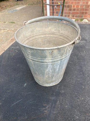 Vintage galvanised fire - vintage,