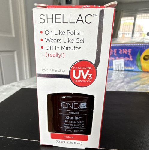 Cnd shellac fedora red - shellac,