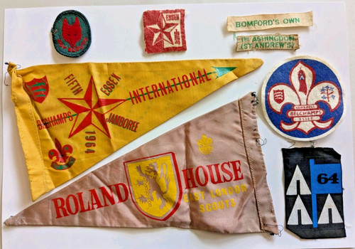 Vintage scout pennants - vintage,