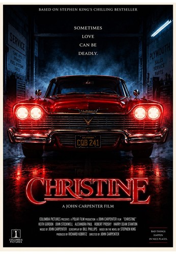 Christine movie poster 1983 - christine,