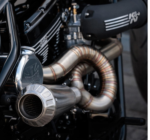 Custom into blue exhaust - custom,