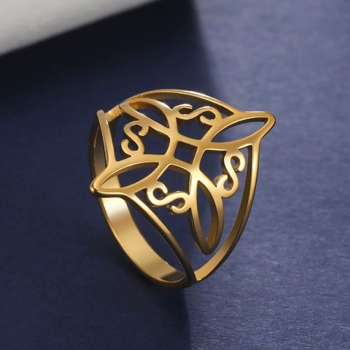 Witch knot ring for women - knot,
