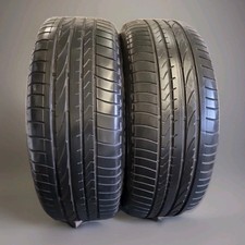2 X BRIDGESTONE 235 55 19 (101V) TYRE DUELER H/P  RUNFLAT MATCHING PAIR 2355519 