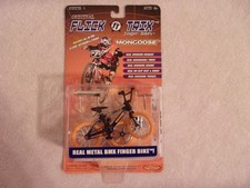 NEW NOS ORIGINAL FLICK TRIX FINGER BIKES MONGOOSE FUZZ EXTREME BMX SERIES 1 1999