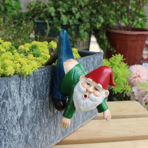 Funny mini gnome hanging - mini,