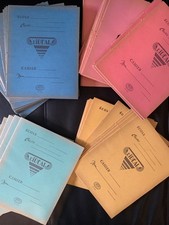 4 x Vintage 1930's Coloured