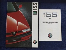 Alfa Romeo 155 Q4 Quadrifoglio 4 brochure 6.1992 + price list