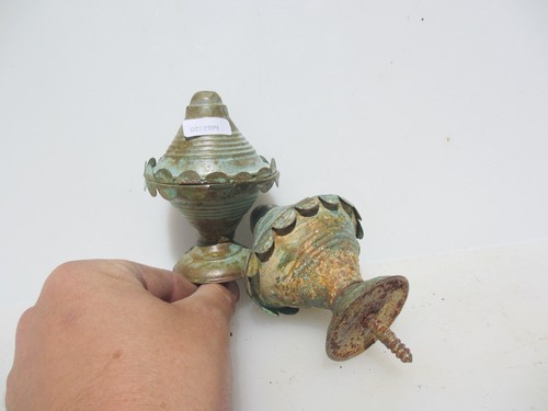 Victorian brass curtain pole - curtain,
