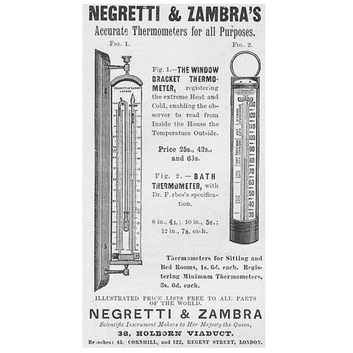 Negretti zambra thermometers - &,