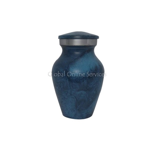 Aluminium urn water blue - urn,,