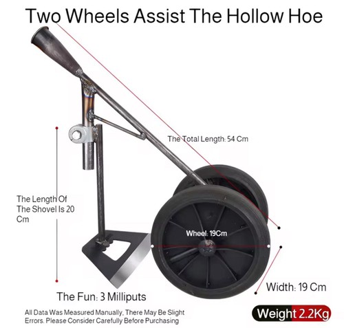Garden wheel hoe - wheel, cultivator
