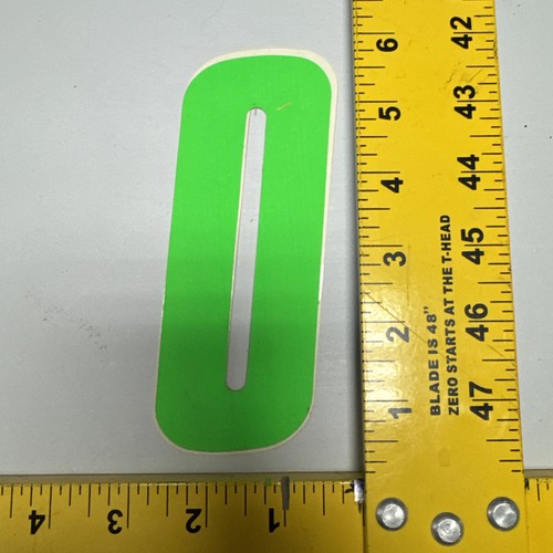 Zeronine number plate decals - number,