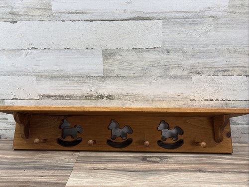 Vtg wood wall - wood, curio