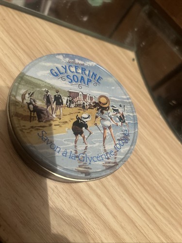 Vintage tin glycerine soap - tin,