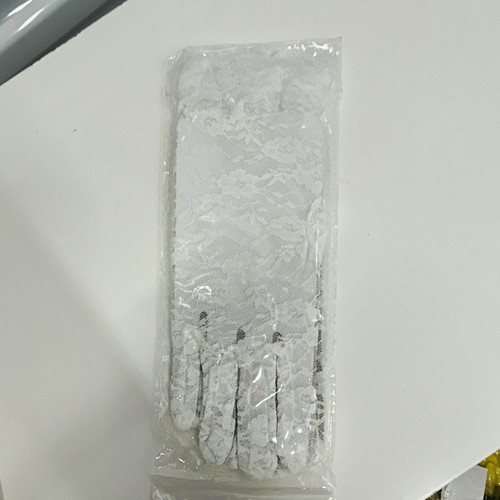 White lace wrist length - lace, wrist-length