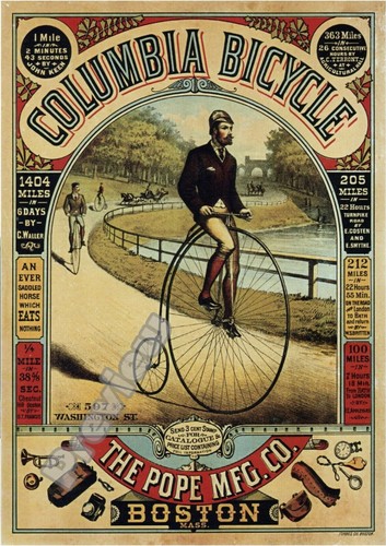 Vintage penny farthing - penny,