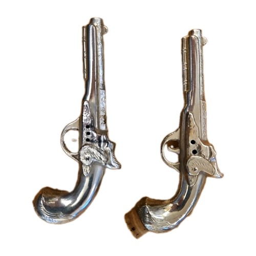 Vintage metal dueling - metal, pistols