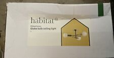 Habitat Ribbed Brass Globe
