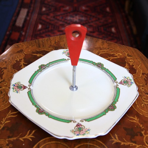 Hughes longport cake plate - longport,