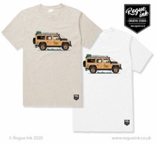 Land Rover Defender 110 Station Wagon Camel Trophy T-Shirt NEW