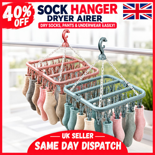 Sock hanger dryer - sock, washing