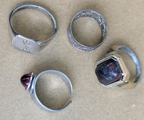Job lot vintage men rings - men's,
