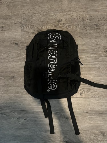 Black supreme backpack - supreme,