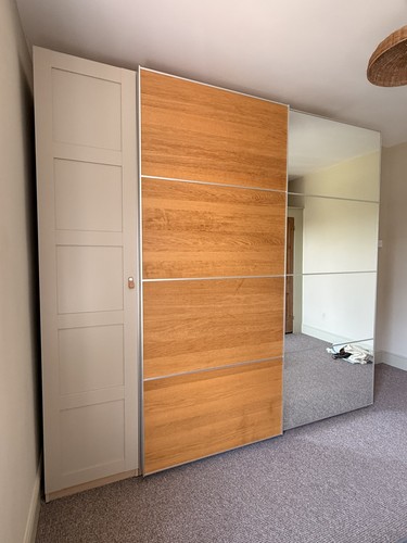 Ikea pax wardrobe 236x200cm - wardrobe,